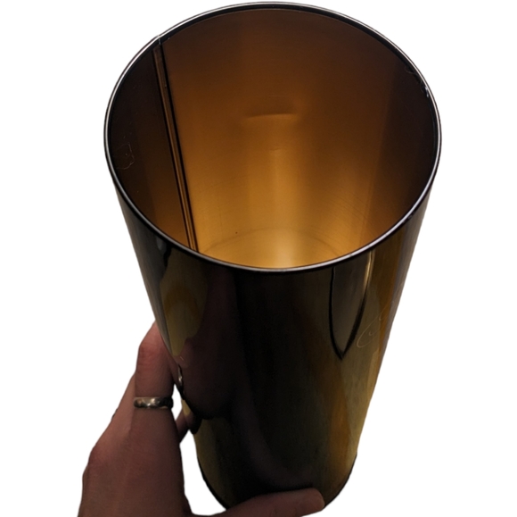 Vintage Black Imported Stock Asti Spumante Collectible Tall Metal Tin Container - Picture 4 of 11